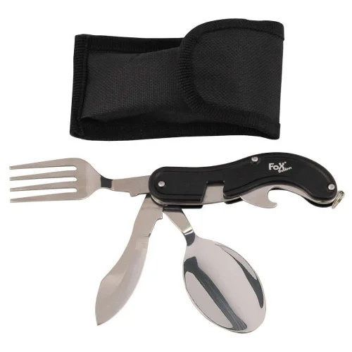 Zniżka Niezbędnik Fox Outdoor Scyzoryk 4in1 MFH Czarny