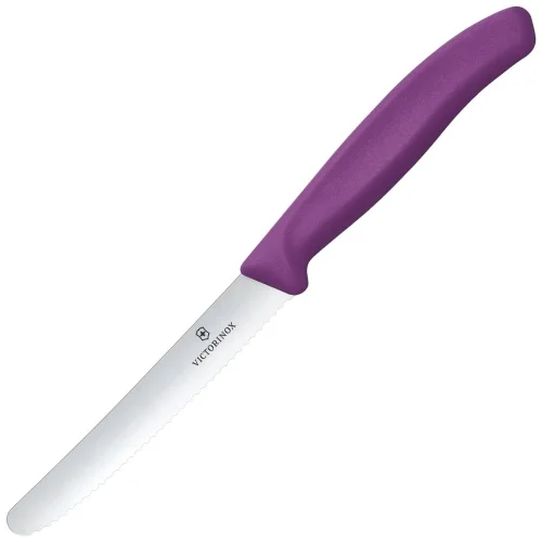 Nóż Do Pomidorów i Kiełbasy Victorinox Fioletowy Tani