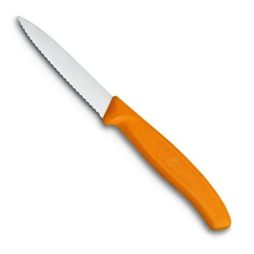 Dostępne od ręki Nóż Do Warzyw i Owoców Victorinox Pomarańczowy