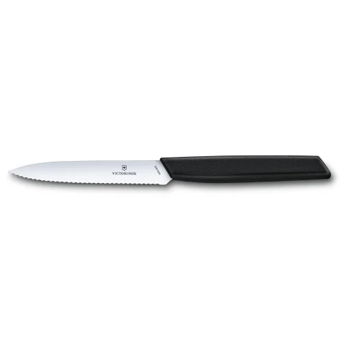 Nóż do warzyw i owoców Victorinox Swiss Modern Czarny Łatwy zwrot