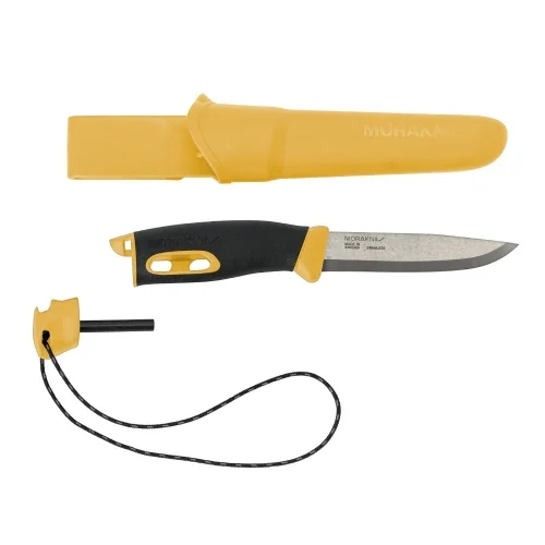 Nóż Morakniv Companion Spark Stainless Źółty Darmowy zwrot