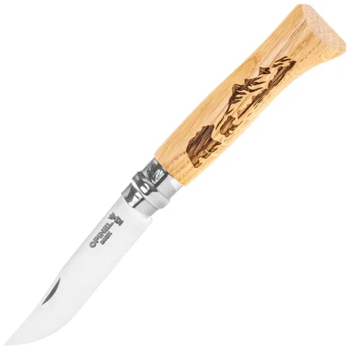 Bezpieczna płatność Nóż Opinel Animalia Oak Bear 08