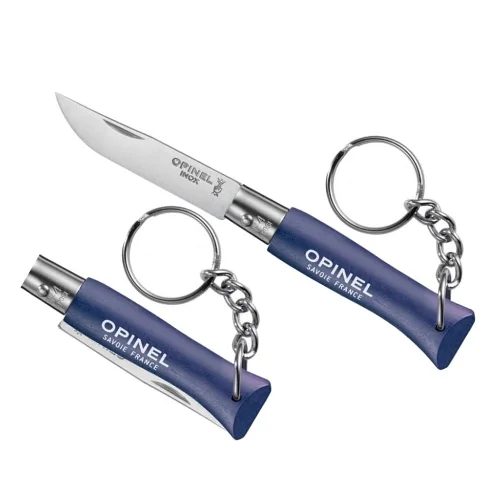 Ostatnia szansa Nóż Opinel Inox nr 04 Brelok Colorama Dark Blue