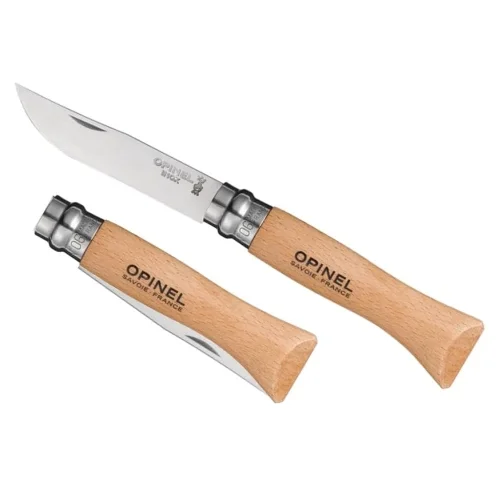 Bezpieczne zakupy Nóż Opinel Inox nr 06 Buk