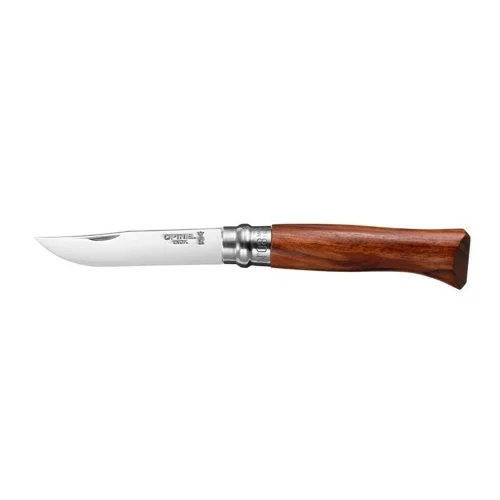 Nóż Opinel Lux Inox nr 08 Bubbinga z Pudełkiem Hit cenowy