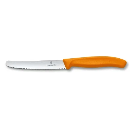 Zniżka Nóż Swiss Classic Victorinox Ząbkowany 11cm Orange