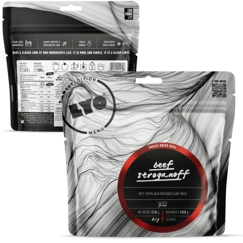 Cena promocyjna Potrawa Danie LyoFood Strogonow 122g/500g