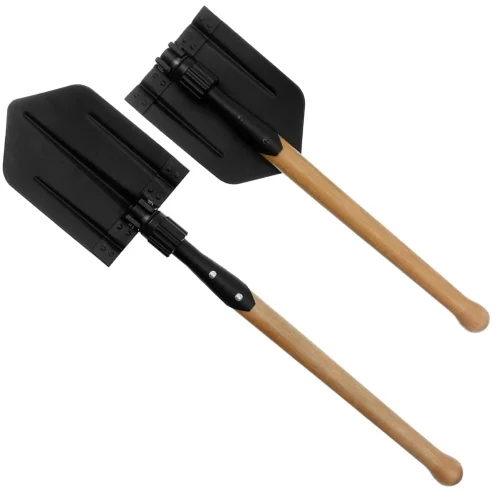 Do wyczerpania zapasów Saperka Składana Drewniana MFH Szpadelek 69cm