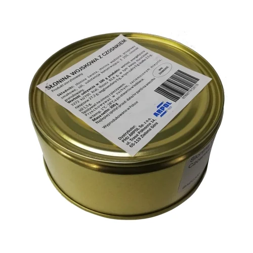 Szybka wysyłka Słonina Wojskowa z Czosnkiem 300g