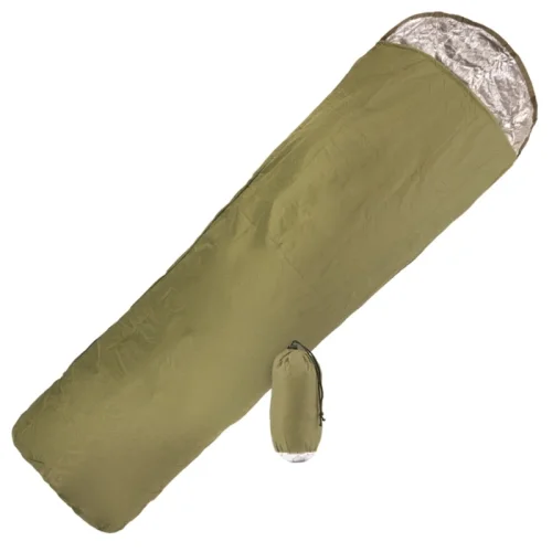 Popularny śpiwór Survivalowy Bivy z Pokrowcem Mil-Tec Olive