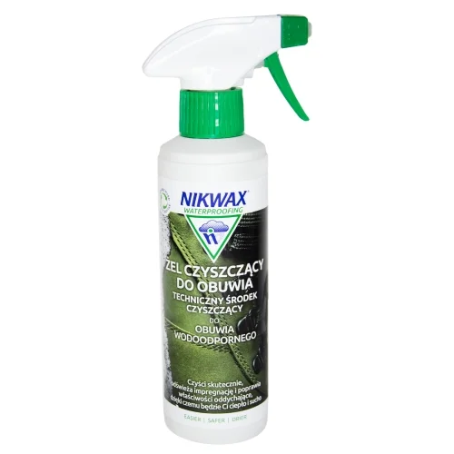 Bezpieczna płatność środek Nikwax FOOTWEAR CLEANING GEL 300ml Atomizer