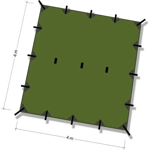 Tarp DD Olive Green 4x4m Sprawdź teraz