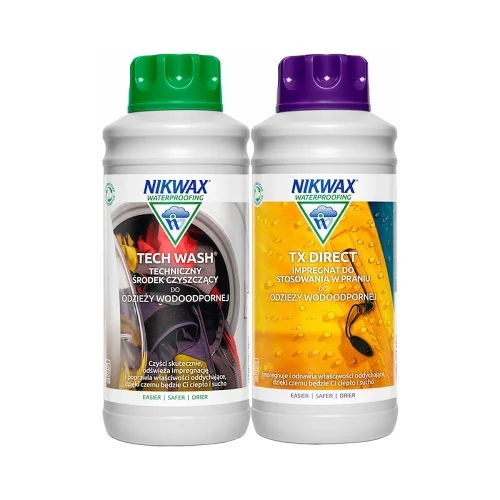 Zestaw Nikwax TECH WASH/TX.DIRECT WASH-IN 2x1,0L Hit cenowy