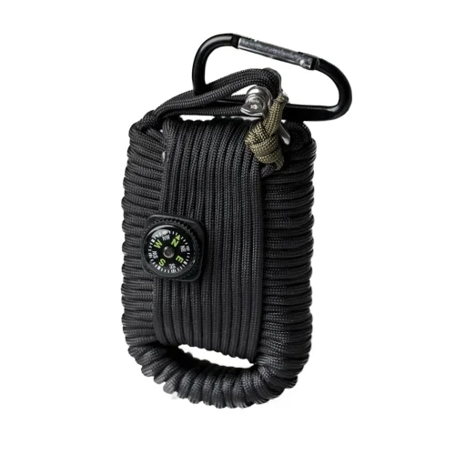 Zestaw Survivalowy Paracord Large Kit Czarny Hit cenowy
