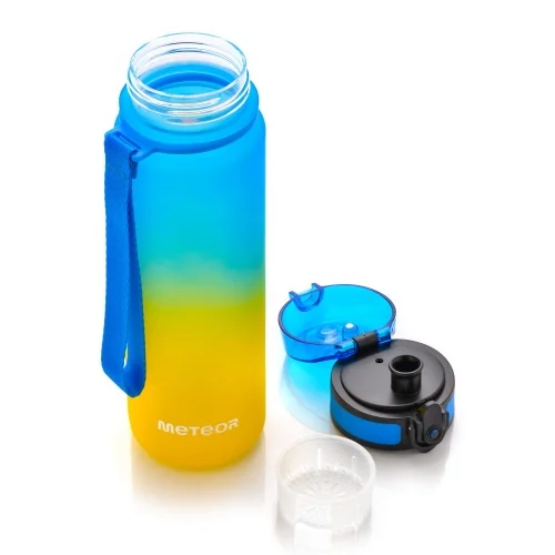 Obniżka ceny Bidon Sportowy Meteor 500 ml Niebieski/Źółty