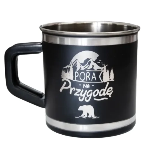 Kubek Stalowy Morowo Pora Na Przygodę 9cm Tylko dziś