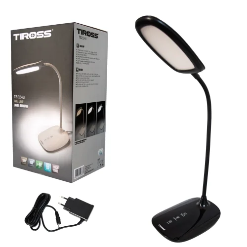 Lampa Biurowa TIROSS TS2248 Czarna Do wyczerpania zapasów