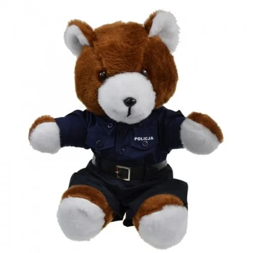 Maskotka Miś 35cm Policjant Okazja