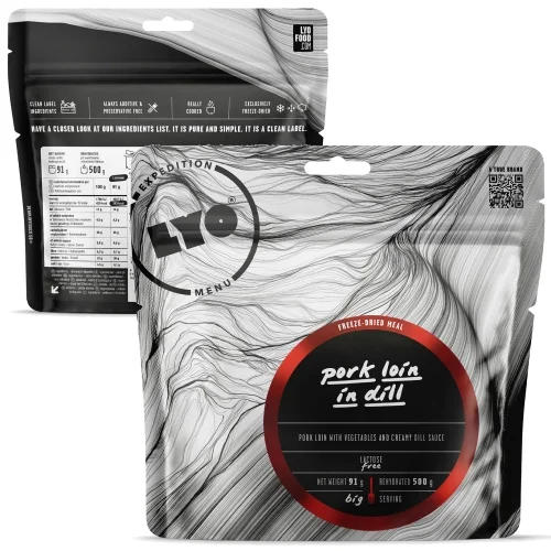 Wyjątkowa oferta Potrawa Danie LyoFood Schab w Koperku 91g/500g