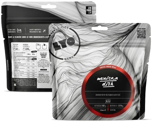 Bezpieczne zakupy Potrawa Meksykańska Lyofood 82g/370g
