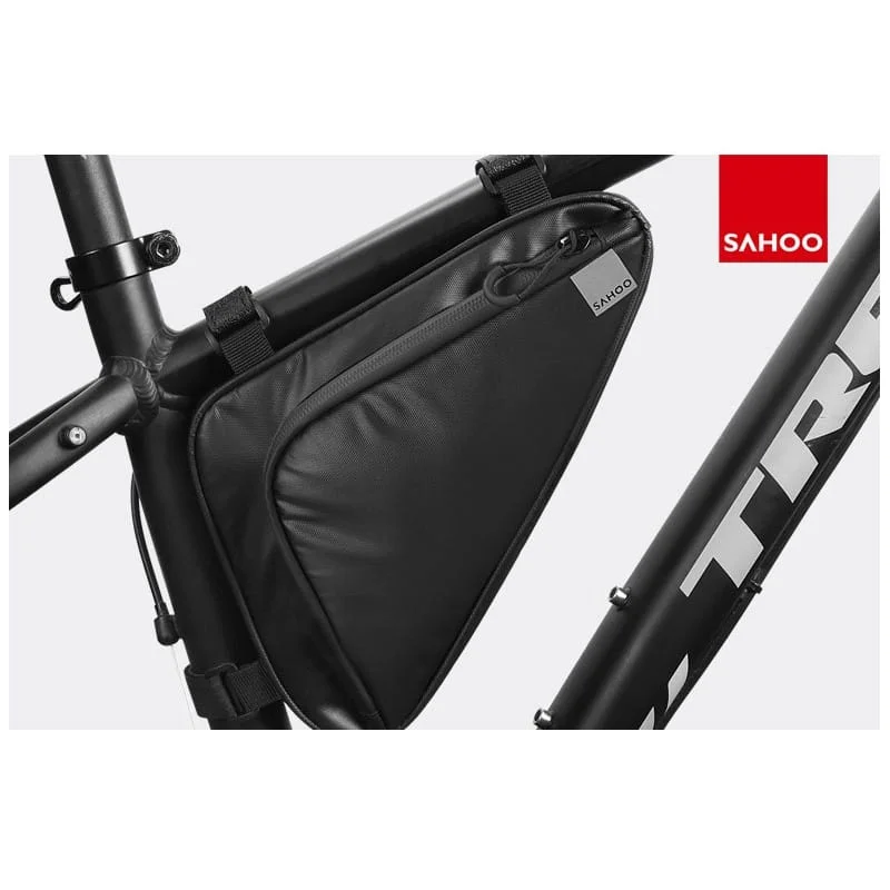 Sakwa rowerowa pod ramę trójkątna ROSWHEEL SAHOO 1,5L czarna Oferta limitowana