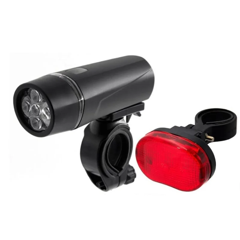 Zestaw lamp rowerowych X-Light 5 LED 3 LED 35Lm baterie Taniej