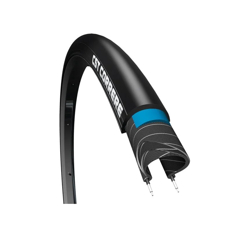 Nowość Opona CST Correre 700x25C zwijana EPS czarna