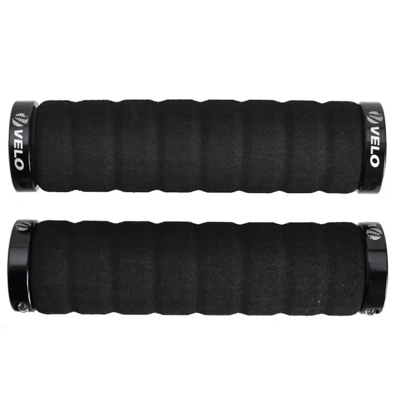 Kup teraz Chwyty rowerowe Velo ProX VLG-847AD3 pianka 129mm skręcane czarne