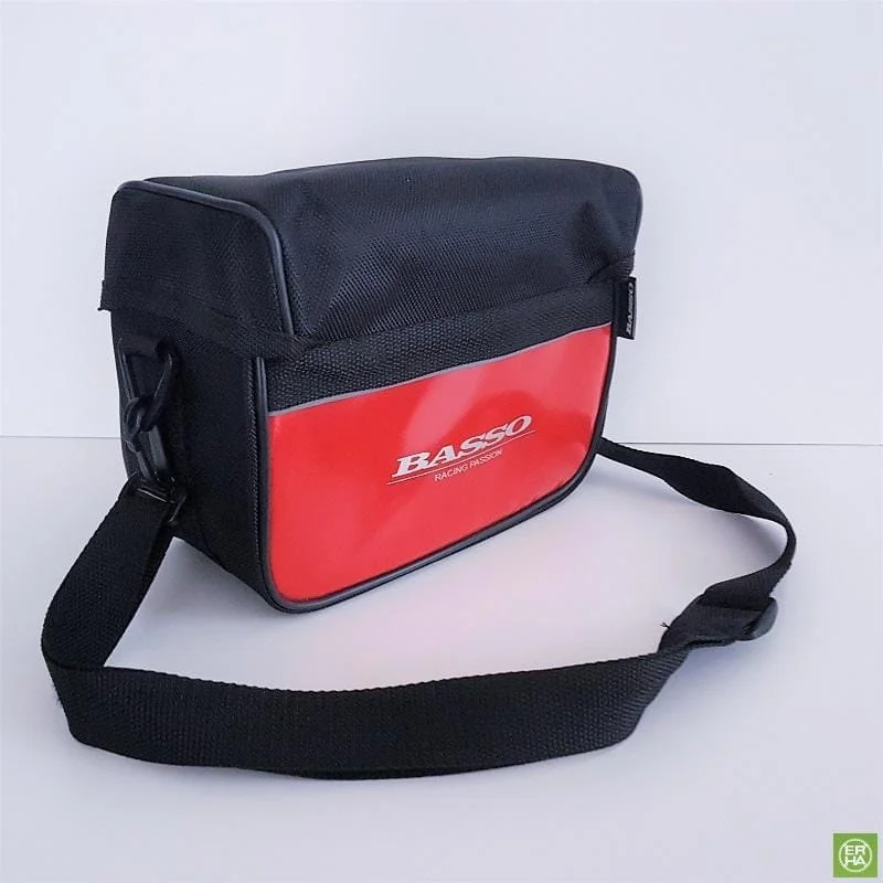 Sakwa rowerowa na kierownicę BASSO K-043 5L czarno-czerwona Bestseller