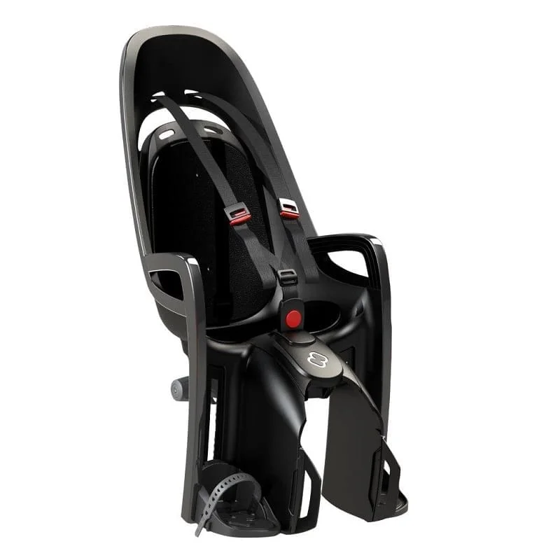 Fotelik rowerowy Hamax Zenith z adapterem na bagażnik szary Kup online