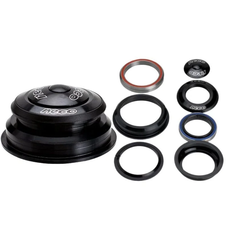 Promocja Stery Neco H383 1 1/8” – 1,5” tapered półzintegrowane alu czarne