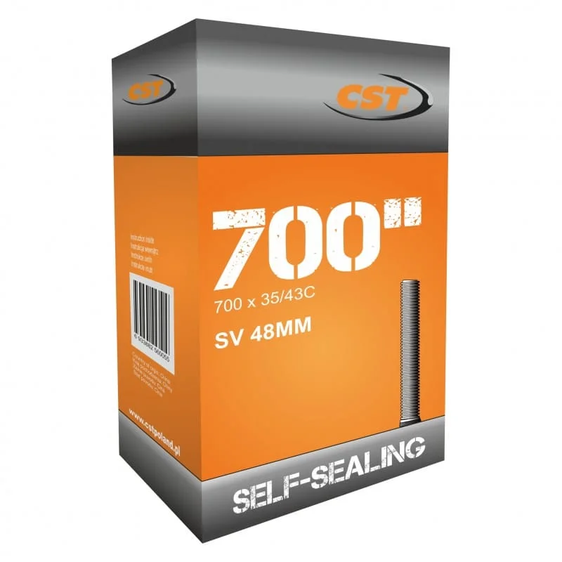 Dętka rowerowa samouszczelniająca CST Self Sealing 28” 700×35/43C AV 48mm Tylko dziś