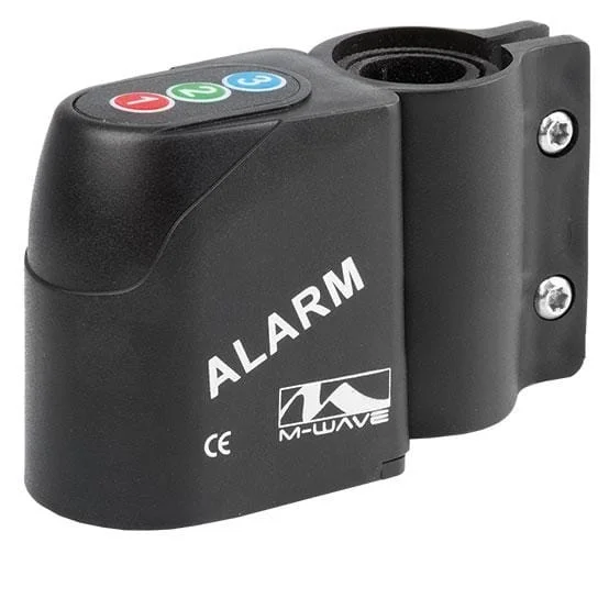 Niska cena Alarm rowerowy M-Wave z sensorem ruchu 120db czarny