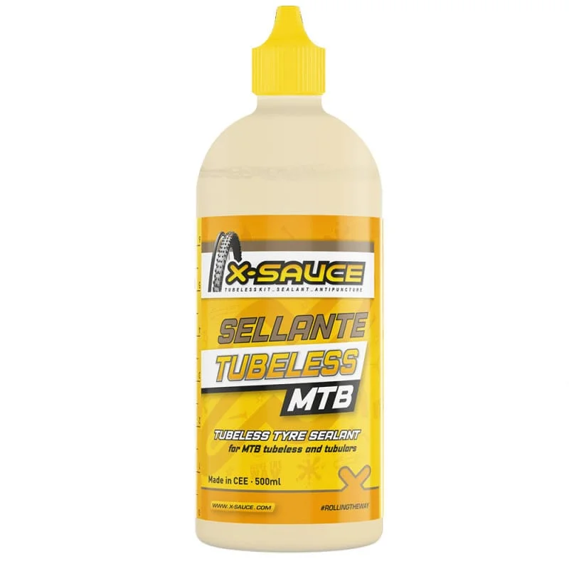 Uszczelniacz do opon MTB mleczko X-SAUCE sealant tubeless 500ml Bezpieczna płatność