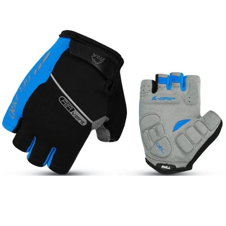 Rękawiczki rowerowe ProX Selected Gel Pro Air Vent krótkie niebieskie Szybka dostawa