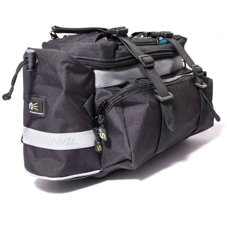 Hit sprzedaży Sakwa rowerowa na bagażnik Sport Arsenal 450 12L czarno-szary