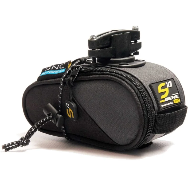Hit sprzedaży Sakwa rowerowa pod siodło Sport Arsenal 516 QuickFix, 0,6L ciemnoszaro-czarny