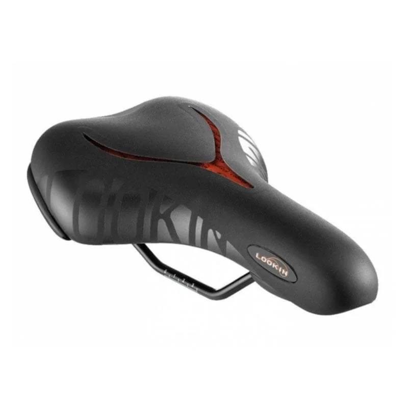 Sprawdź teraz Siodełko rowerowe Selle Royal Lookin Basic Man Royal Gel żelowe czarne