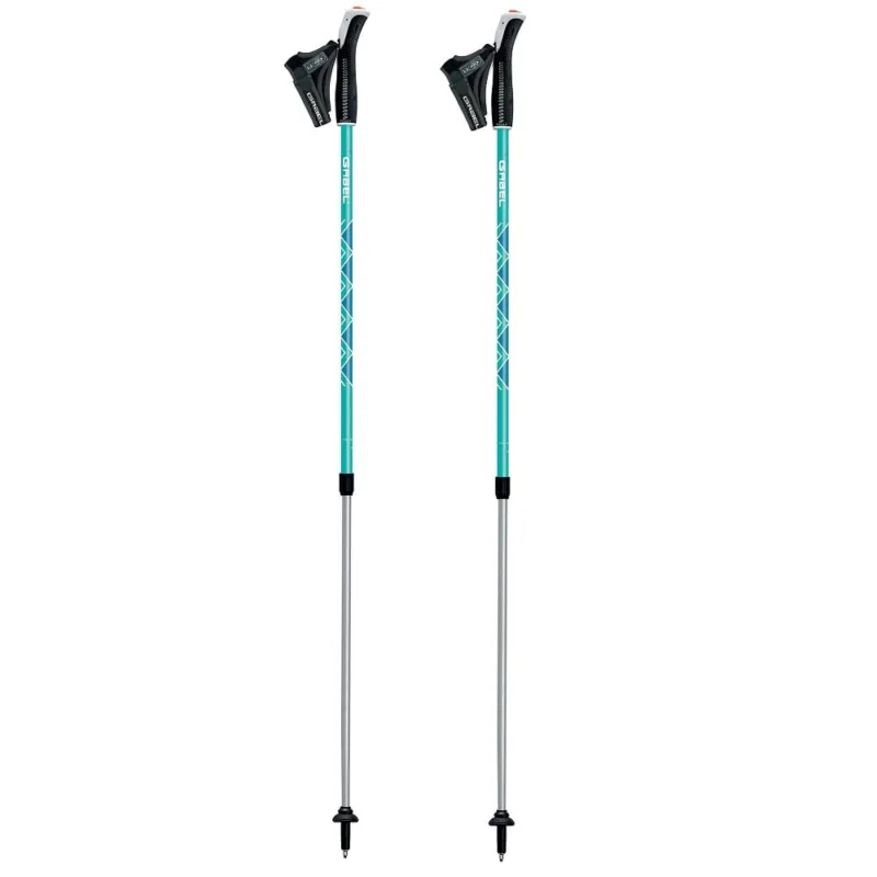 Taniej Kije Nordic Walking Gabel Nordic RITMO TEAL regulowane alu 77-130cm 209g