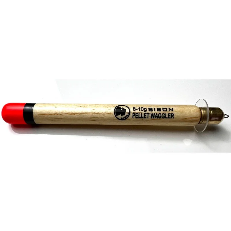 Premium Pellet Waggler Bison Natural Red 8-10g