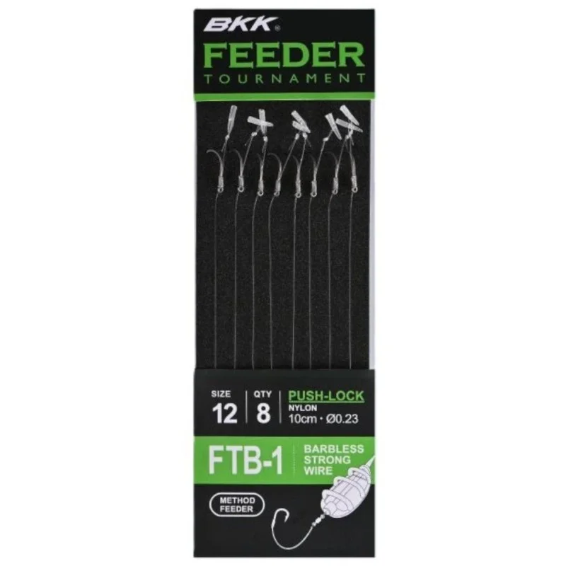 Przypony BKK Feeder Tournament FTB-1 Push-lock Rigs - 16 Wyjątkowa oferta