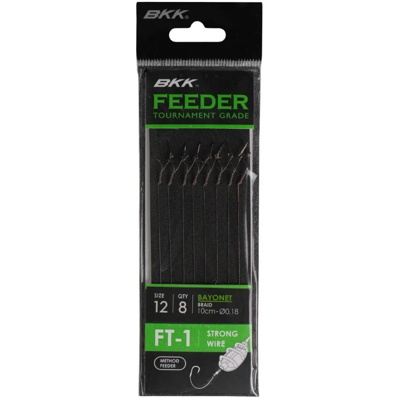Przypony BKK Feeder Tournament FT-1 Bayonet Rigs-Braid 10cm - 14 Niska cena