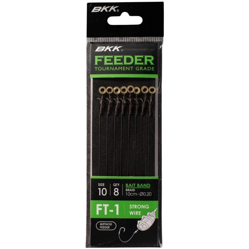 Kup online Przypony BKK Feeder Tournament FT-1 Bait Band Rigs Braid 10cm - 6