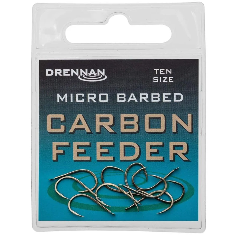 Haczyki Drennan Carbon Feeder Hooks Barbed - 12 Do wyczerpania zapasów