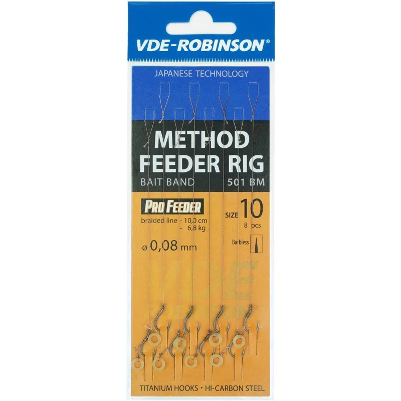 Wyjątkowa oferta Przypony Robinson VDE-R Z Gumką MF 501BM - 12, 0,19mm/ 10cm