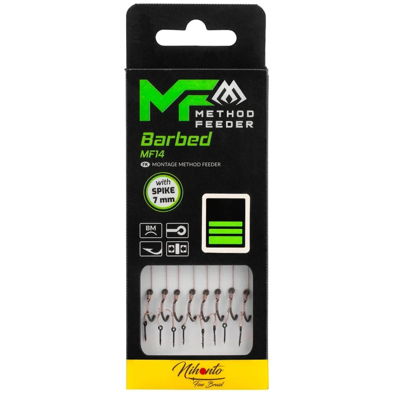 Okazja Przypony Mikado Mf Mf14 Z Igłą Hak Z Zadziorem Nr 14 / Plecionka: 0.12mm/10cm