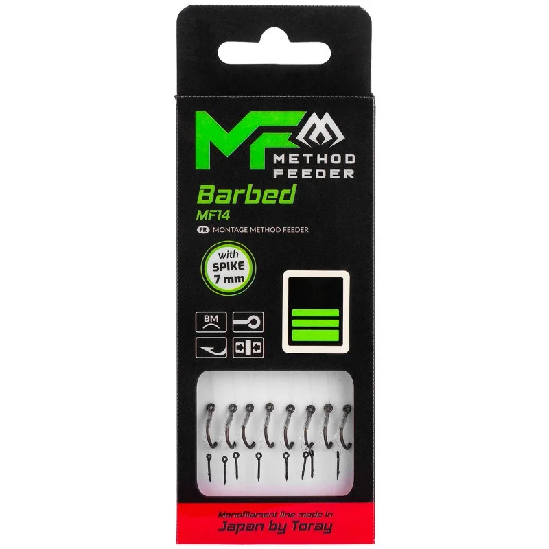 Cena promocyjna Przypony Mikado Mf Mf14 Z Igłą Hak Z Zadziorem Nr 8 / Żyłka: 0.23mm/10cm