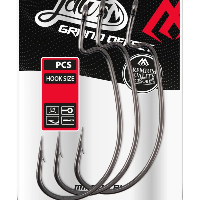 Haczyki Mikado Jaws Grand Offset 10/0 Ograniczona ilość