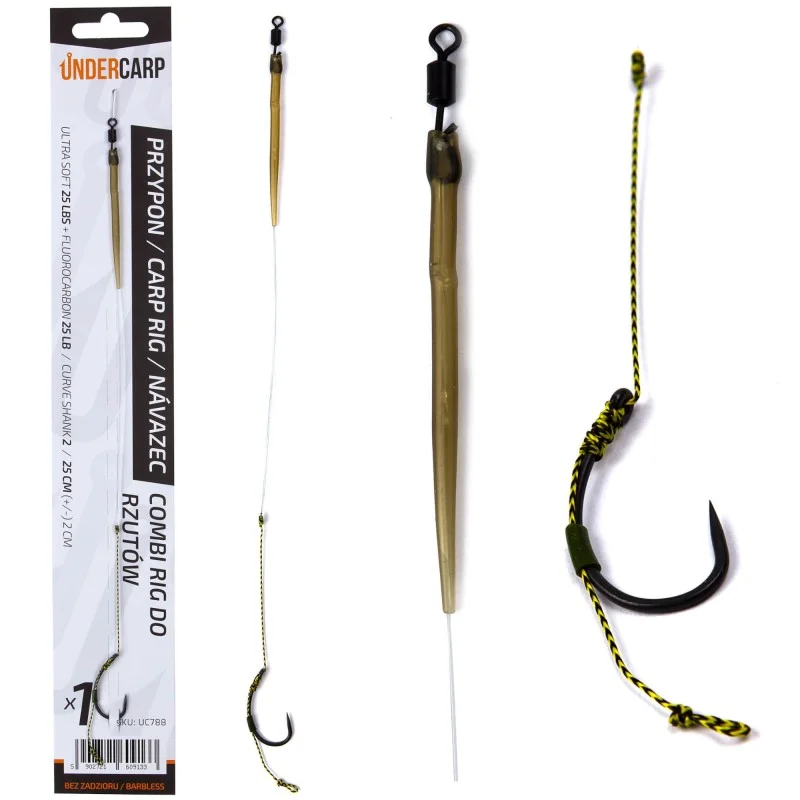 Oferta Przypon Karpiowy Under Carp Combi Rig Do Rzutów Bezzadziorowy - 2