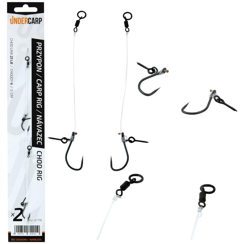 Przypon Karpiowy Under Carp Chod Rig Bezzadziorowy - 4 Super okazja